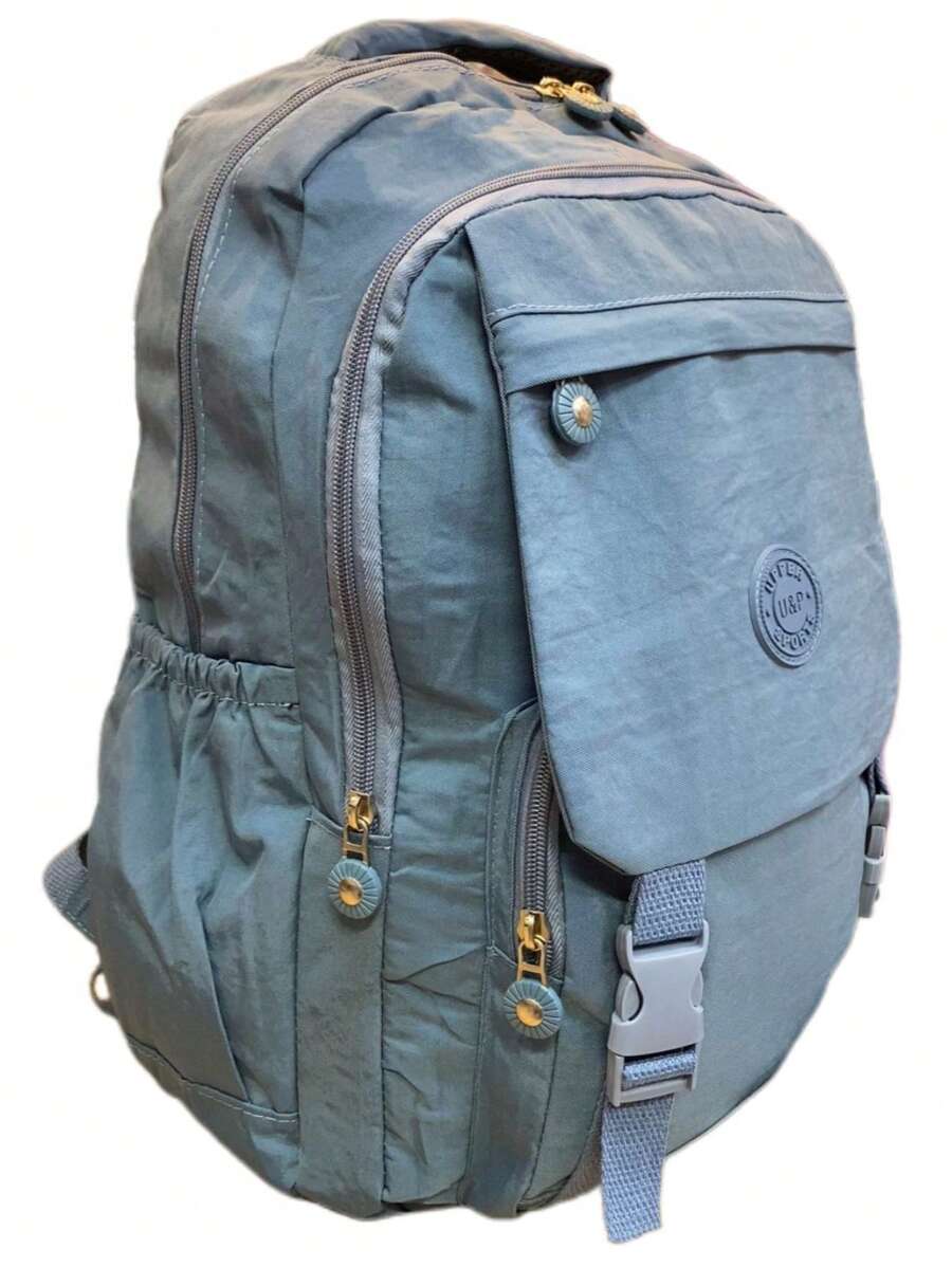 Large Capacity Backpack, Travel Bag For High School Students, Elementary School Students - Blue - View 1
