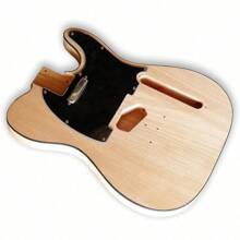 DIY Electric Guitar Kits For TL Style Okoume Wood Body Maple Neck & Composite Ebony Fingerboard