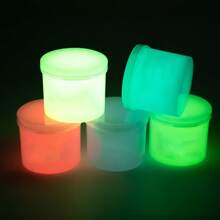 Glow-In-The-Dark Slime Kit - 2.37oz Super Soft, Non-Stick Relax Putty For Youngsters