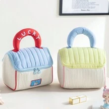 Borsetta per cosmetici a forma di casa, con grande capacità per prodotti per la cura della pelle, borsa da viaggio portatile per articoli da toilette, borsa organizer per articoli da toilette