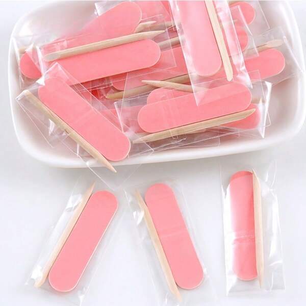 Set completo di strumenti per manicure, include lima, blocco per lucidare, solvente per smalto, kit per la cura delle unghie, detergente per le dita