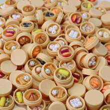 Đồ chơi thực phẩm mini chân thực, sở thích hoài niệm thời thơ ấu, điểm nhấn cho nhà bếp trẻ em, đạo cụ thực phẩm siêu nhỏ thời thượng - Nhiều màu - Xem 9