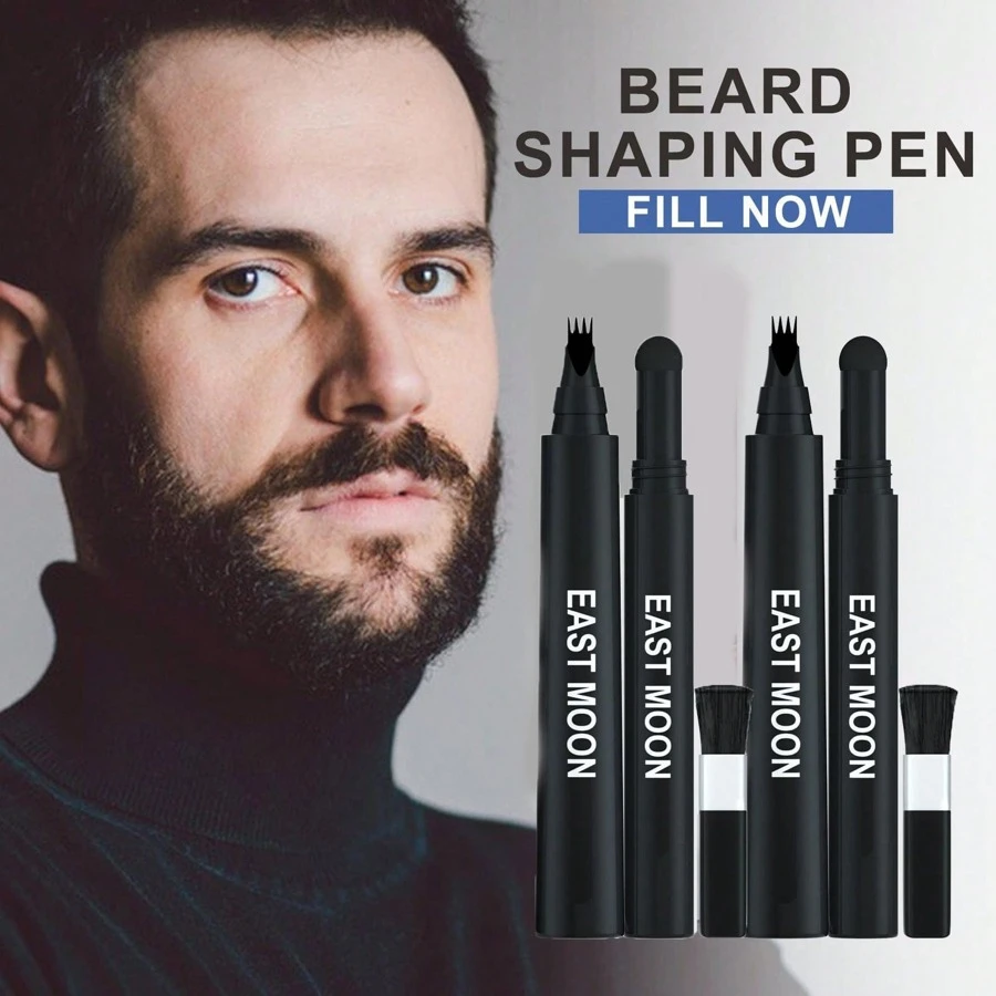 3件/6件套男士胡须护理套装，包含胡须刷、胡须填充笔，打造完美造型，展现男士魅力，情人节父亲节礼物，送给爸爸或男士的理想之选。套装包含美发工具、美发用品、旅行必备品、旅行用品、理发师用品、发型师用品、理发店用品、沙龙用品、度假必备品、美发产品、理发店用品、情人节礼物、女士旅行必备品、发型师工具。 - 黑色 - 查看 1