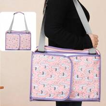 1pc Baby Portable Travel Car Drawing Board, Wipeable Kids' Drawing Board, Car Whiteboard Drawing Board Tray