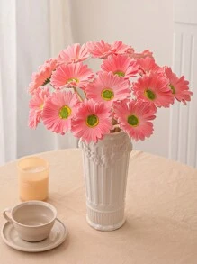 3 件/套人造非洲菊、百合、花朵、向日葵花束,配 45 厘米黄丝带,37 厘米/14.57 英寸,PU 材料,适用于春季装饰、派对、野餐、宿舍、办公室、节日和生日派对、家庭、酒店、餐厅、卧室、婚礼装饰