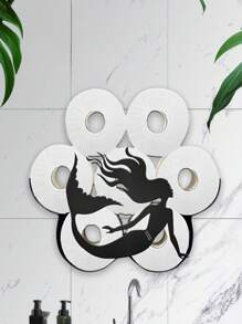 1 pezzo Portarotolo di carta igienica in stile nordico, in metallo e ferro, portasalviette di carta, portafazzoletti, decorazione per tavolo da cucina e sala da pranzo, accessori per la casa, scatola decorativa, regalo per donne, essenziale per viaggi estivi, feste e festività