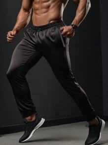 Pantalones deportivos para hombres de secado rápido y transpirables, nuevos pantalones largos con absorción de humedad para fitness, correr, trotar
