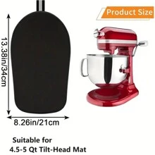 1pc Sliding Mat For Kitchenaid Mixer, Mover Slider Mat Pad For 5-8 Qt Bowl Lift Stand Mixer, Kitchen Appliance Slider Mat Compatible With Kitchen Aid 4.5-5 Qt Tilt-Head Stand Mixer Kitchen Mixer Mat,Father's Day, Mother's Day, Christmas, Thanksgiving, Halloween, Valentine's Day Gifts - Multicolor - View 3