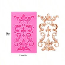 Embossed Lace Mold Fondant Silicone Mold Baroque Style Mold 3D Engraving Decoration Cup Cake Decoration Tools Resin Mold - Multicolor - View 14