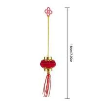 Farolillos rojos para el Año Nuevo chino, minifaroles decorativos para el Festival de Primavera y el Festival de los Faroles, decoración para el Barrio Chino. - Rojo - Ver 2
