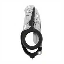 6-In-1 Raptor Emergency Shear, Multi-Functional Tool Pliers With Cutting Blade And Glass Breaker, Folding Design - Black - View 2