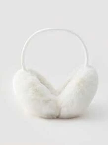 1pc Kids Foldable Warm Plush Ear Muffs, Windproof & Frost-Resistant For Cycling & Skiing In Autumn & Winter - A - View 4