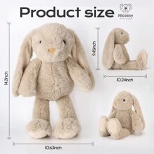 Conejito de peluche suave - Conejito de Pascua de peluche para niños, bebés y adultos, regalo para baby shower, comodidad a la hora de dormir y decoración del hogar