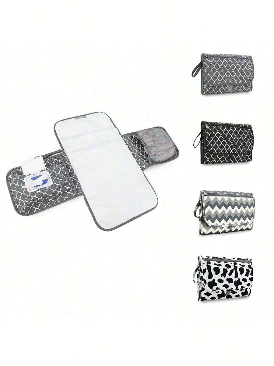 婴儿推车尿布袋、婴儿换尿布垫、防水尿布垫、多功能湿巾袋、妈咪包配件