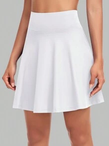 JoyGirl Knee Length Skorts Skirts For Women With Shorts High Waisted 20" Tennis Skirts Athletic Golf Skirt Workout Skort With Pockets