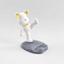 1pc Cute Bear-Shaped Phone Holder, Compatible With Smartphones And Tablets, Suitable For Desk, Bedside, Living Room, Study, Bedroom, Gift