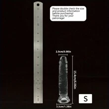 Set economico di 7 misure di fallo in gel trasparente con ventosa, pene in jelly, giocattolo erotico femminile per sesso anale, morbido masturbatore clitorideo e vaginale