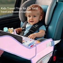 1pc Baby Portable Travel Car Drawing Board, Wipeable Kids' Drawing Board, Car Whiteboard Drawing Board Tray