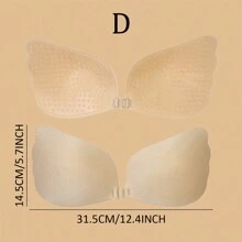 Sujetador autoadhesivo sin espalda para mujer, push-up, invisible, sin tirantes, transpirable y anti-caída, adecuado para vestidos de novia