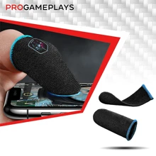 Spacecraft PATTERN Carbon Fiber&Silver Fiber&Silver-Cloth Mobile Gaming Finger Sleeves, Extremely Thin Material, Game Controller Finger Thumb Sleeves Finger Seamless Touchscreen Anti-Sweat Breathable Finger Covers - 3 Pairs Of Carbon Fiber Finger Sleeves - View 4