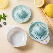 Manual Portable Citrus Juicer Orange Lemon Squeezer Manual Press Fruit Squeezer Kitchen Accessories Multifunction Orange Juicer - Baby Blue - View 6