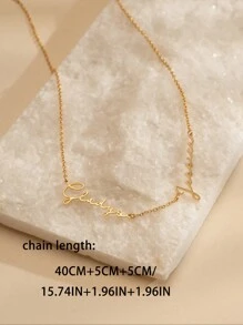 个性化，个性化多名字项链，定制家庭项链，送给妈妈的礼物，带有孩子名字的珠宝，送给她的个性化礼物，送给妻子的情人节礼物 - 彩色 - 查看 6