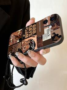 手机挂饰，手机挂绳，神说“是”图案液态硅胶手机壳，全包保护，防震防摔，TPU软橡胶材质，兼容挂绳，兼容 16/11/12/13/14/15/15 Pro/15 Plus/15 Pro Max/7 Plus/8 Plus/X/Xs Max/Xr/11 Pro/12 Pro/13 Pro/14 Pro/12 Mini/13 Mini/11 Pro Max/12 Pro Max/13 Pro Max/14 Pro Max/14 Plus/6/6s/6 Plus/7/8/16 Pro/16 Plus/16 Pro Max/SE& Galaxy/A54/A14/A12/A13/A15/A32/A33/A24/A52S/S20/S21/S22/S23/S24/S23 Plus/S24 Ultra，防水防刮耐腐蚀国际版，非国内版 - 彩色 - 查看 4