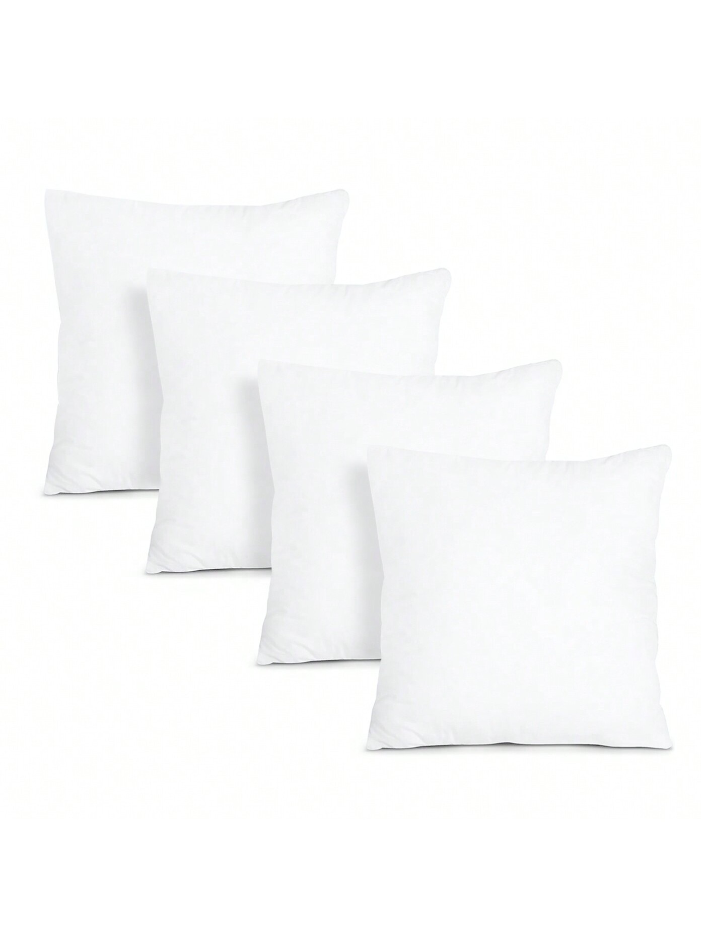 Mercury Textil Relleno de Cojin 2/4/6 Unidades de fibras huecas siliconadas de 100% Poliéster, de Alta recuperación, Super Suave Mullido, Antialérgico, para Sofá,Cama,Coche. Variedad de Medidas 30x50/40x40/45x45/50x50/60x60/50x70/40x60✅Entrega Gratuita 24/48h a España (Península)✅ Entrega Rápida