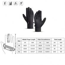 Winter Thermal Gloves For Men And Women, Windproof And Non-Slip Gloves, Warm Touch Screen Gloves For Outdoor Running, Cycling, Driving