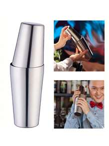 خلاط بوسطن من الفولاذ المقاوم للصدأ، موزع مشروبات، كوب قياس، مناسب للحفلات، الزفاف، مطبخ المنزل