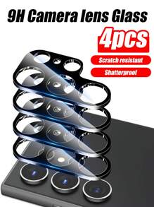 4 件相机镜头保护膜，丝网镜头保护膜，高清，防摔，防刮，兼容 Galaxy S20 FE/Galaxy S21 FE/Galaxy S23 FE/Galaxy S24 FE/Galaxy A02/A02S/Galaxy A03/A03S/Galaxy A04/A04s/Galaxy A05/Galaxy A15/Galaxy A23/Galaxy A24/Galaxy A25/Galaxy A31/Galaxy A34/Galaxy A35/Galaxy A50/Galaxy A50s/Galaxy A54/Galaxy A55/Galaxy A72/Galaxy S21/S22/S23/S24 Ultra/S25 Ultra/Galaxy Z Fold7/Galaxy Z Flip7 防水防震防指纹全覆盖 - 黑色 - 查看 1