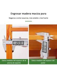 2 En 1 Sillas Para Sala +escaleras De Tijera Plegables - Marrón - Ver 3