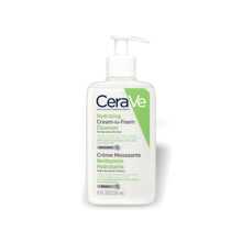 Sữa rửa mặt dạng kem tạo bọt CeraVe Hydrating Cream-To-Foam với axit amin dành cho da thường đến da khô 236ml - trắng - Xem 1