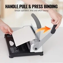 Comb Binder 21-Hole Binding 450-Sheet Binder With 100 3/8" Comb-Stitched Spines For Letter Size Or A4 And A5,Back To School,School Supplies - 21-hole Binding 450 Sheets - View 4