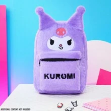 Hello Kitty Fluffy Backpack Cute Plush Kawaii Rucksack Travel Fashion Daypack Bag Anime Gift - Purple - View 3