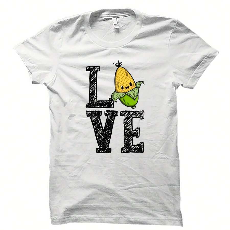 Corn Shirt. Corn Gift. Corn Lover Shirt. Funny Corn Shirt. Midwest Shirt. Farmer Shirt. Fall Shirt. Corn Fan Shirt. Corn Fan Gift #OS5492 - White - View 1