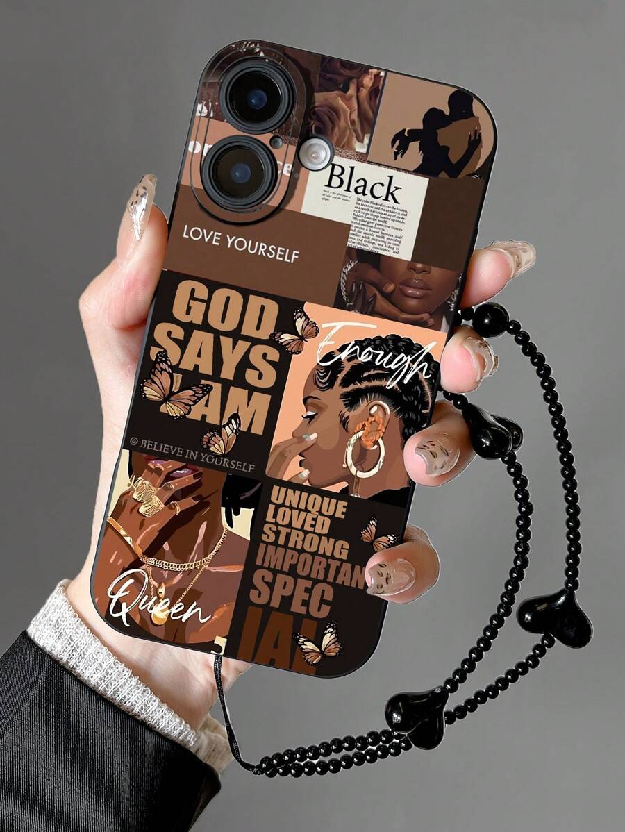 手机挂饰，手机挂绳，神说“是”图案液态硅胶手机壳，全包保护，防震防摔，TPU软橡胶材质，兼容挂绳，兼容 16/11/12/13/14/15/15 Pro/15 Plus/15 Pro Max/7 Plus/8 Plus/X/Xs Max/Xr/11 Pro/12 Pro/13 Pro/14 Pro/12 Mini/13 Mini/11 Pro Max/12 Pro Max/13 Pro Max/14 Pro Max/14 Plus/6/6s/6 Plus/7/8/16 Pro/16 Plus/16 Pro Max/SE& Galaxy/A54/A14/A12/A13/A15/A32/A33/A24/A52S/S20/S21/S22/S23/S24/S23 Plus/S24 Ultra，防水防刮耐腐蚀国际版，非国内版 - 彩色 - 查看 1