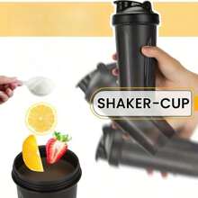 1pc, Shaker Bottle, 28oz Protein Shakes, Powder Shaker Bottle, Sports Water Bottle, Ideal For Workout Supplements, For Sports, Gym And Fitness, Summer Drinkware, For Outdoor, Camping