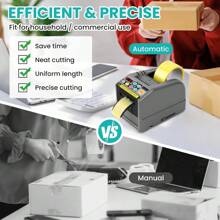 Máquina cortadora de cintas, corte de longitud avanzada de 999 mm, perfecta para envíos, escuelas, restaurantes, negocios y uso doméstico - 1 - Ver 5