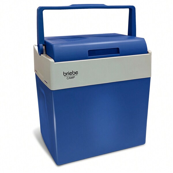 Briebe Tragbare Elektrische Kühlbox, 28 Liter ✅ Versand 48/72h ✅ 12V für Auto und 220V, Briebe, CF1153BLU, Blau