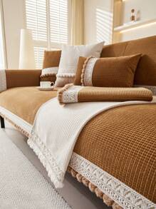 1 件多功能沙发座垫套，现代简约设计，防尘防溢雪尼尔面料，可拆卸，可机洗，保暖防褪色，宠物友好，适合卧室、办公室、客厅、L 型沙发、1/2/3/4 座