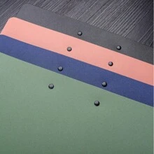 Four Colors Are Shipped Randomly - A4 Secretary Folder/File Folder/Vertical And Horizontal Board Folder/Data Book Test Paper Storage Folder/Pad Contract Folder/Invoice Folder/File Folder/A4 Student Double-Headed Speech Folder/File Folder/Test Paper Folder/Stationery Office Organization - Random Color - View 6