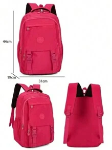 Large Capacity Backpack, Travel Bag For High School Students, Elementary School Students - Blue - View 2