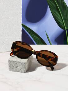 1/2/3 PCS Women's Bohemian Leopard Print Vintage Oval Fashion Eyewear For Holiday Outing, Daily Wear And Holiday Gifts For Summer Beach Vacation,Outdoor,Travel - Nhiều màu - Xem 3