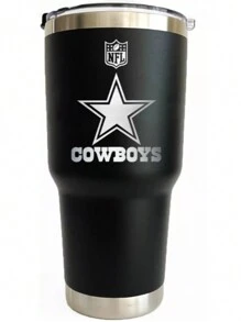 Termo De Acero Inoxidable 30z, Cowboys Color al Azar - Multicolor - Ver 2