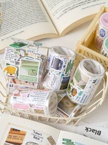 1 件复古不可切割 DIY 装饰剪贴簿和纸胶带套装 返校季 - 均碼 - 查看 6