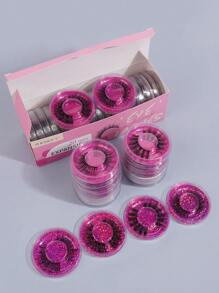 MAGEFY 20 Paar CC Locken 3D Natürliche Falsche Wimpern Flauschig Weich Kreuz Mix Vier Stile, Mit Papierbox Katzenaugen Flauschig Verwischt Weiche Wimpern Falsche Wimpern Streifen, Natürlich Weiche Wimpern Kreuzweise Verwischt Flauschig, Natürlich Schlank, Gekräuselt Und Vergrößerte Augen, Wimpern Manga Wimpern Verwischt Wimpern Make-up, Für Frauen Zum Reisen, Feiern, Weihnachten, Geschenke Für Frauen