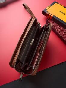 多功能时尚商务手拿包，轻便多卡槽大容量拉链年轻人钱包情人节礼物情人节男士礼物情人节假期学校运动生活男士钱包夏季夏包春假包礼品包包手提包