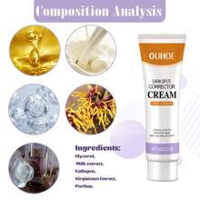 60ml 祛斑霜，淡化膝盖、肘部、腋窝的黑斑，软化和提亮肤色，适合所有皮肤类型的身体保湿霜 - 白色 - 查看 8