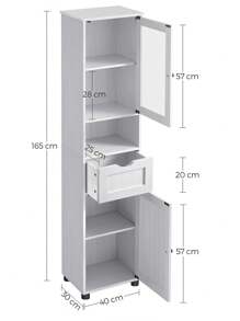 VASAGLE Bathroom Furniture Sets - Light Grey - View 6